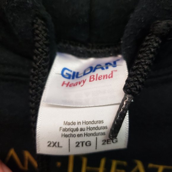 DREAM THEATER IMAGES WORDS EURO TOUR 2017 HOODIE HOODED SWEATSHIRT USED 2XL - Picture 5 of 5